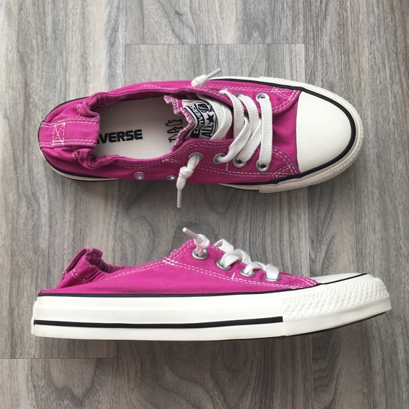 Converse Shoes - Converse magenta low top sneakers 6 NWT